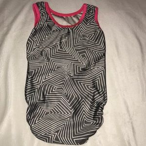 Plum patterned Leotard